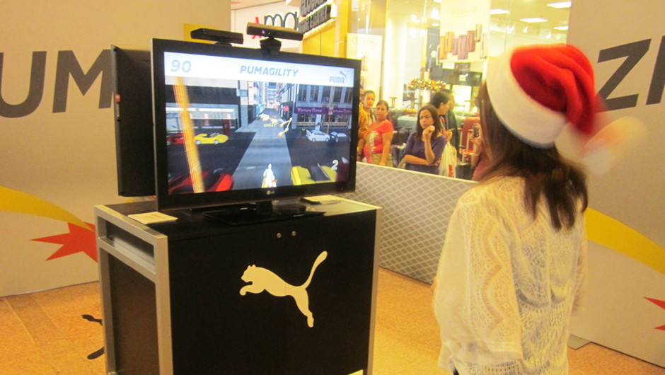 puma,advergames,interactive,kinect,experiential,brand games
